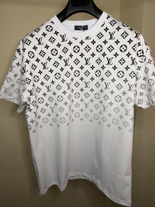 Koszulka- Louis Vuitton Gradient Cotton T-shirt