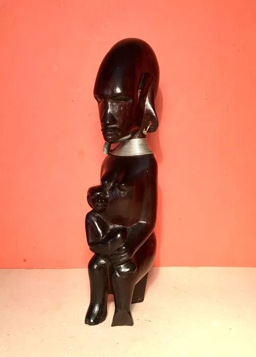 ARTE TRIBAL - Kenya anos 60 - altura 19 cm/s