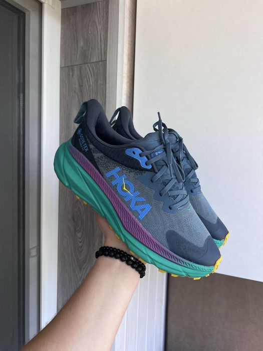 43 | Hoka Challenger ATR 7 Gore- Tex Real Teal/Tech Green