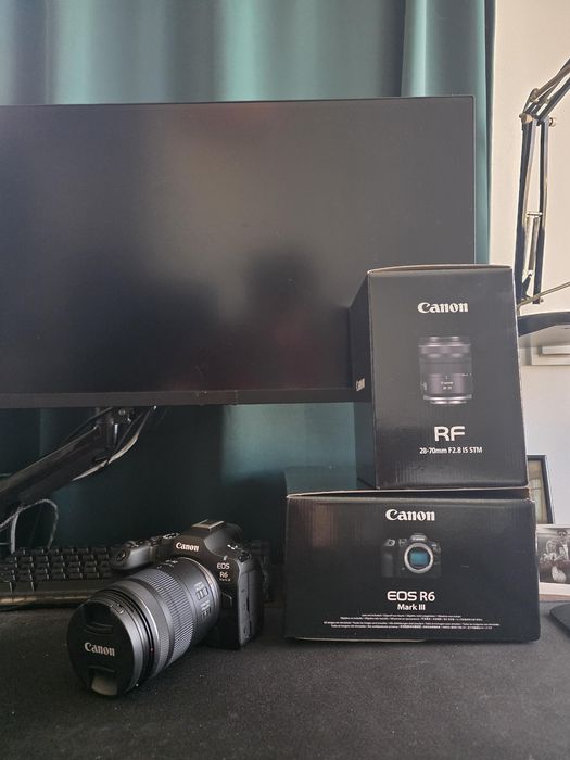 Canon EOS R6 Mark III +komplet akcesoriów — jak NOWY, 580 zdj!