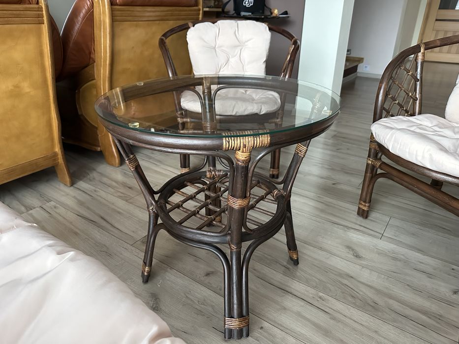 Meble ogrodowe BAMBUS i RATAN jak NOWE!!!