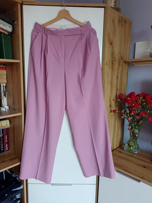 Simple szerokie spodnie kuloty szwedy 40