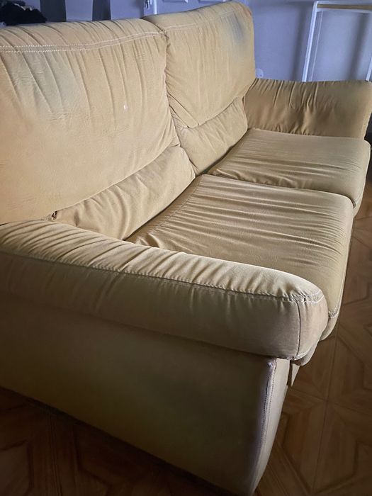 Sofá cama e poltrona