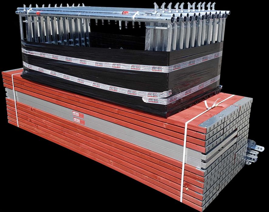 Rusztowanie Rusztowania elewacyjne PLETTAC ok. 215 m² NOWE