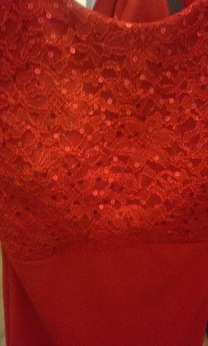 Sukienka czerwona m l