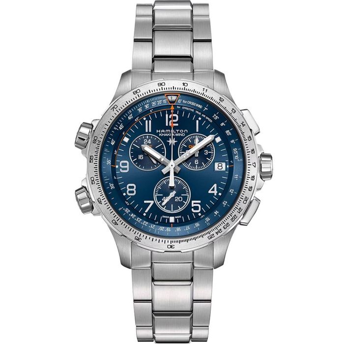 Годинник Hamilton Khaki Aviation X-Wind GMT Chrono Quartz Оригінал