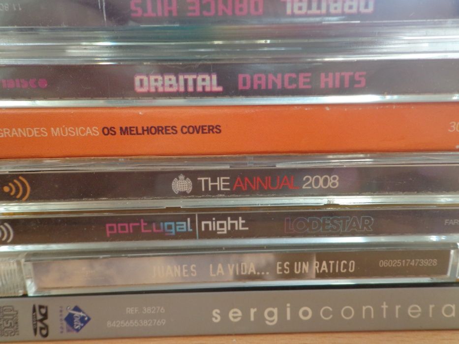 Conjunto de CD´S + DVD´S de música (lote ou unidade)