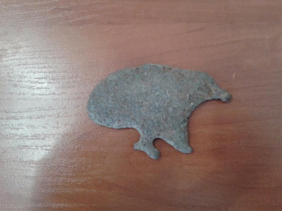 Старинная металлическая игрушка