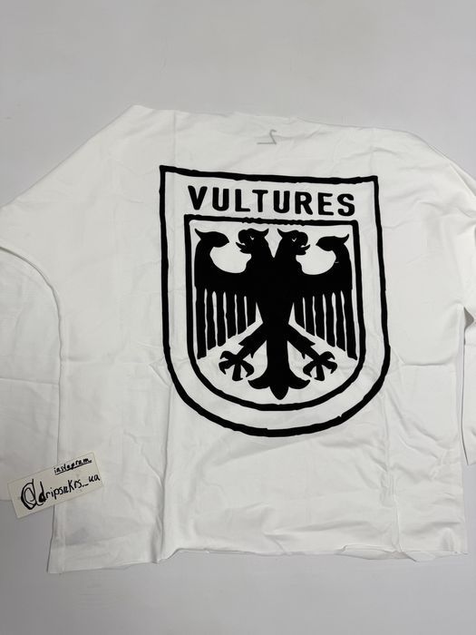 лонгслив Vultures Kanye West yeezy merch M L white balenciaga