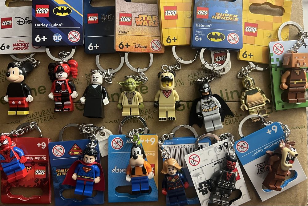 Lego Brelok breloczek marvel disney star wars nowe