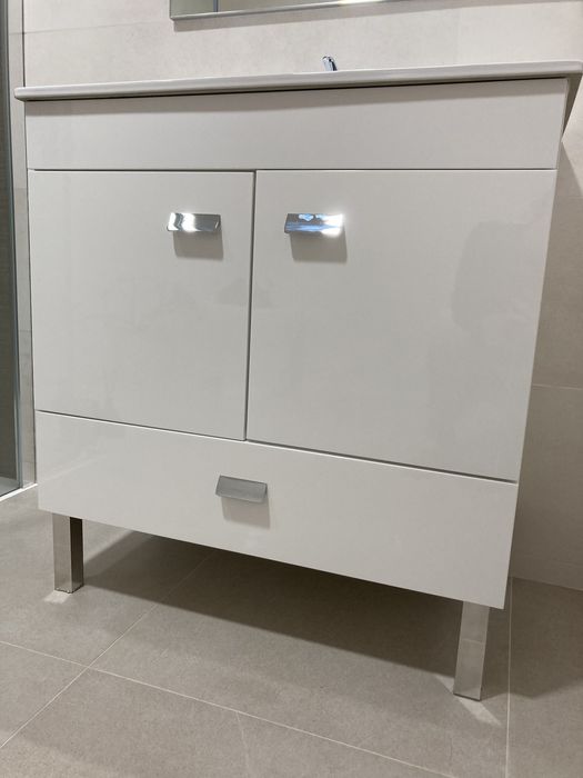 Móvel de WC 80cm – Como Novo – Conjunto Completo - fabrico nacional