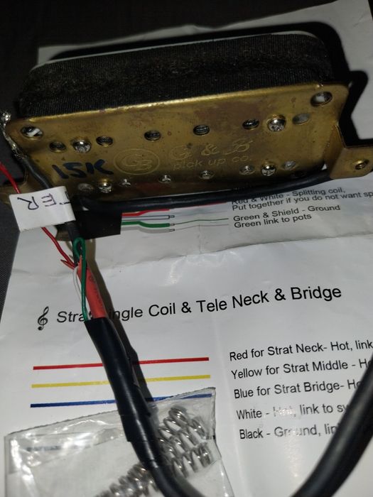 Humbucker para a ponte (bridge)