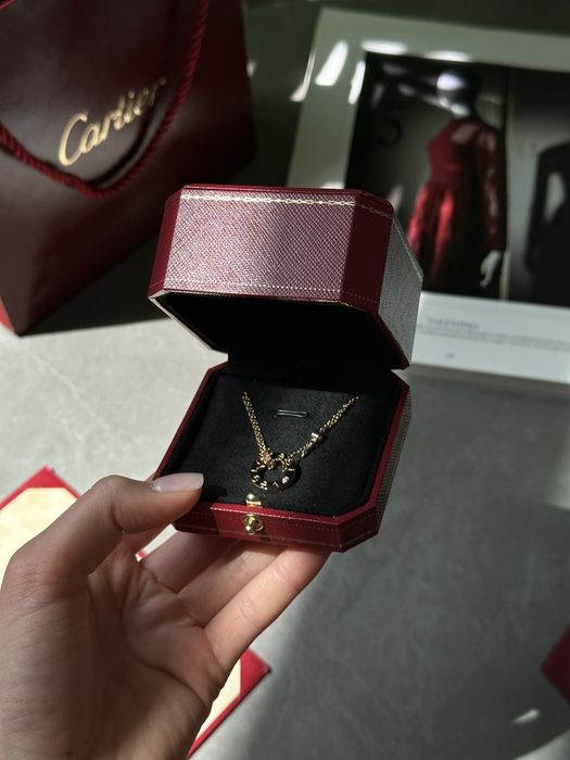 Cartier Love 2 Diamond Pendant 18K Rose Gold