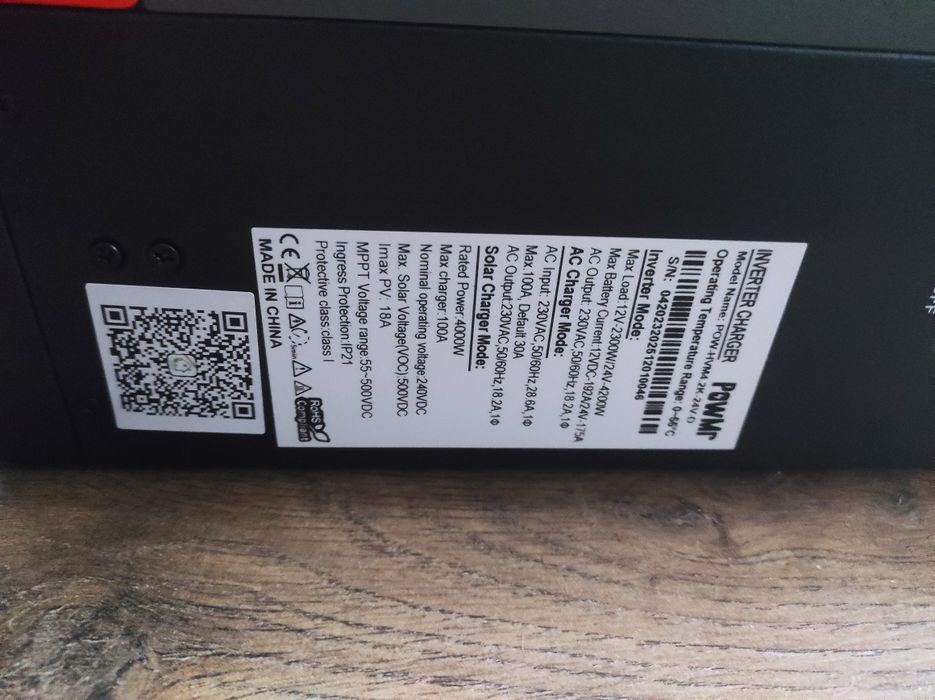 Автономне живлення квартири Інвертор 4 кв , батарея 5 кв