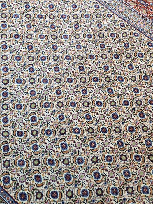 Rękodzieło - Luksusowy perski dywan Moud z Iranu  - 170 x 240 cm