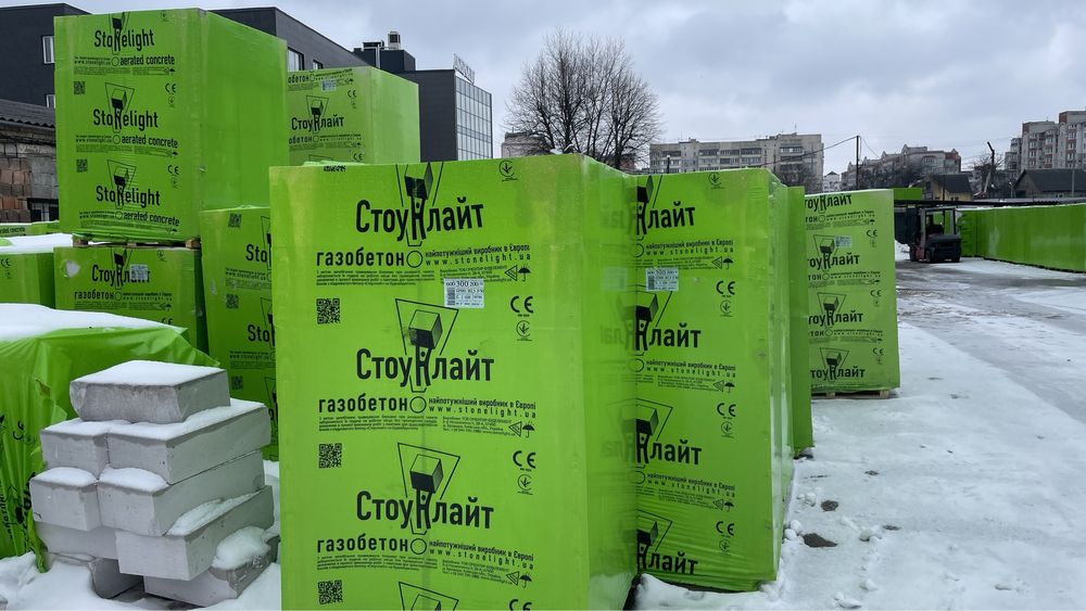 Газоблок Стоунлайт , 1-2 сорт
