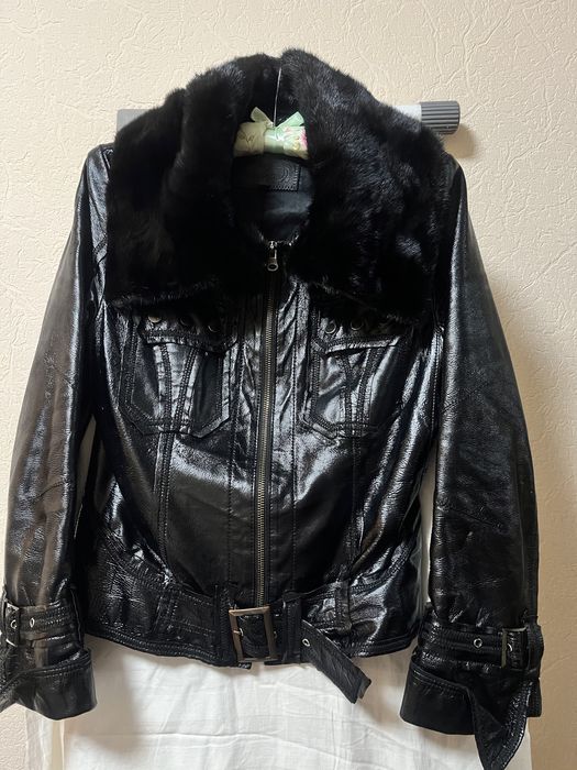 куртка кожаная
