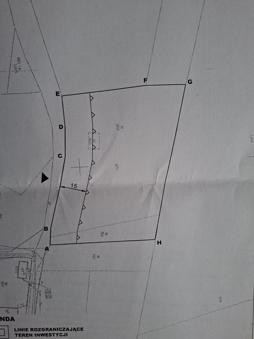 Działka 5300 m²  Jelenie gm. Kraszewice - Widok 2