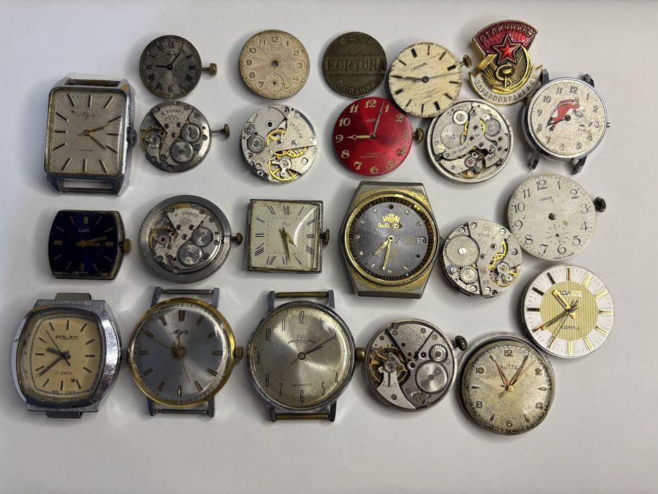 Механизмы ссср. Циферблат луч.Запчасти к часам ссср. Ракета/полет/луч