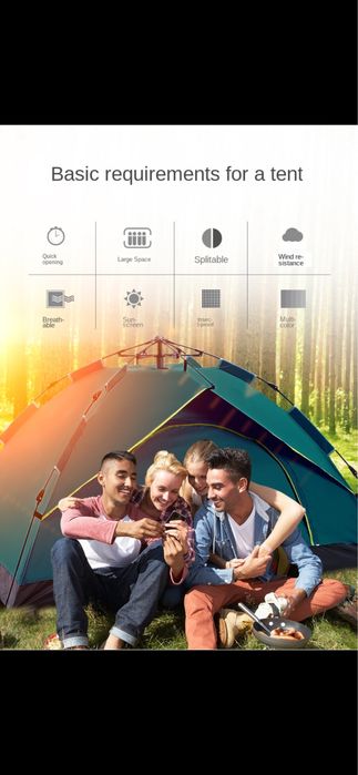 Namiot Kempingowy 3/4 osobowy