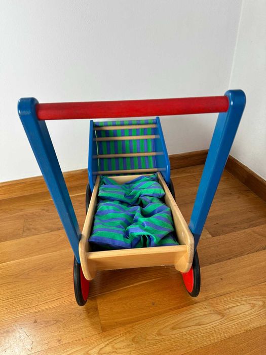 wózek dla lalki drewniany Baio