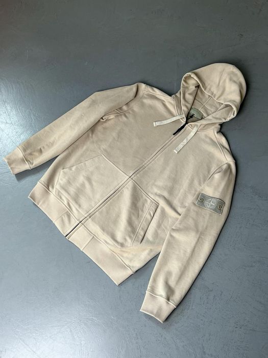 Фіолетовий Зіп худі Stone Island Худи Стон Айленд Фиолетовая кофта Стонік SI