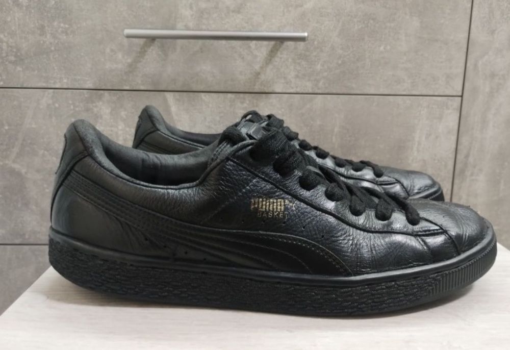 Кроссовки Puma Basket.Кожанные.