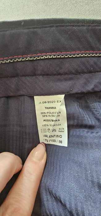 Garnitur męski marynarka i spodnie