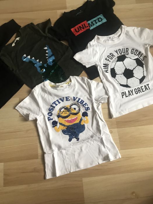 Koszulki dla chłopca 116-122