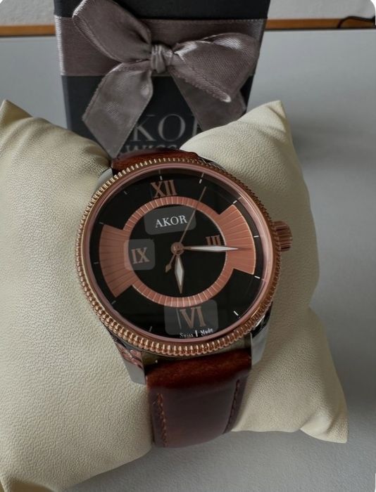 Relogio AKOR Swiss Made Novo c/Box e Certificado