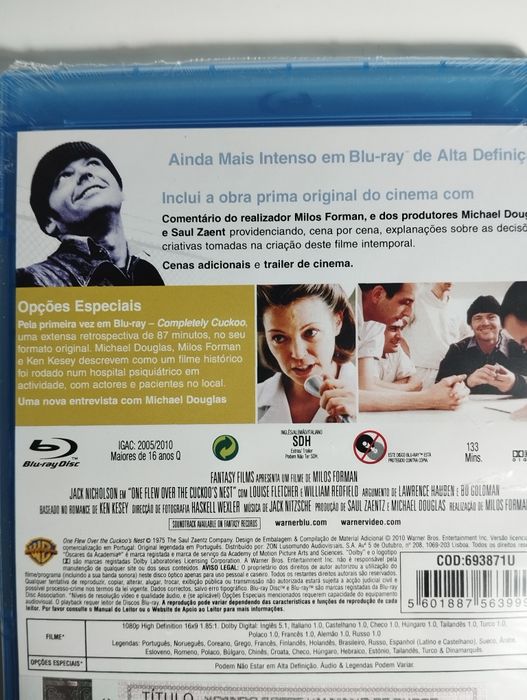 One Flew Over the Cuckoo's Nest – (BLU-RAY PT SEALED)64585820471171122