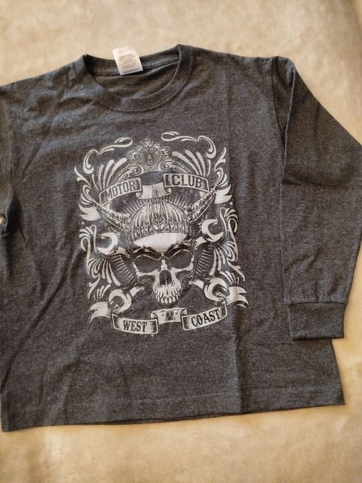 T-shirt czaszka 116, NOWA