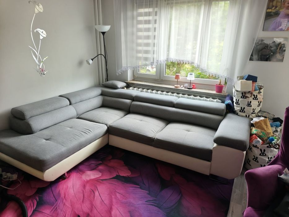Łóżko kanapa rogówka