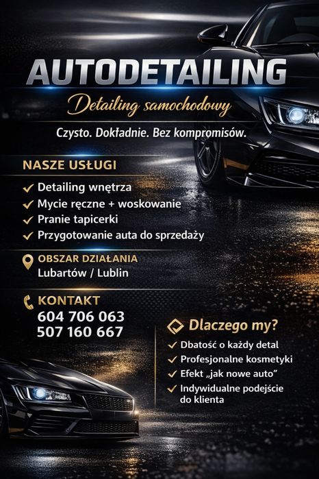 Uslugi detailingowe lublin/lubartów