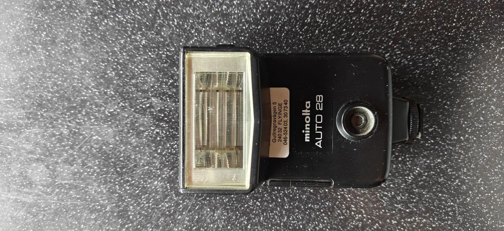 Minolta retro lampa błyskowa