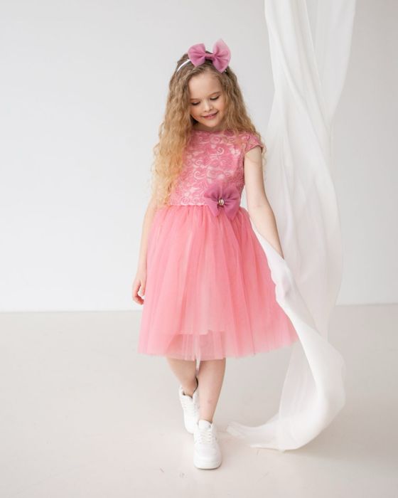 Сукня святкова  рожевий 122,128