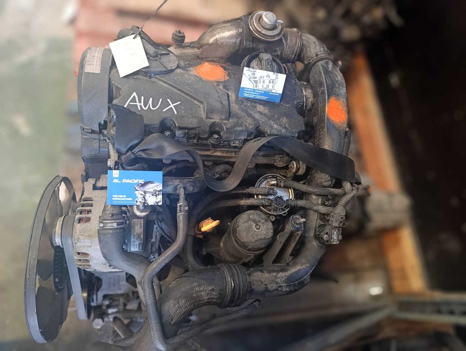 MOTOR USADO VOLKSWAGEN PASSAT 1.9TDI 130CV REF. AWX