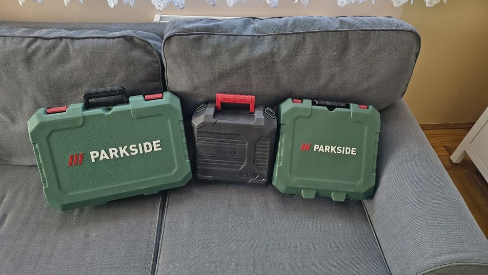 Walizki parkside Lidl szlifierka wkrętarka udarowa