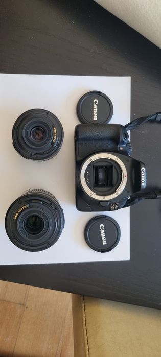 Máquina Fotográfica Canon EOS 550D + Lentes 18-55mm IS e 55-250mm IS