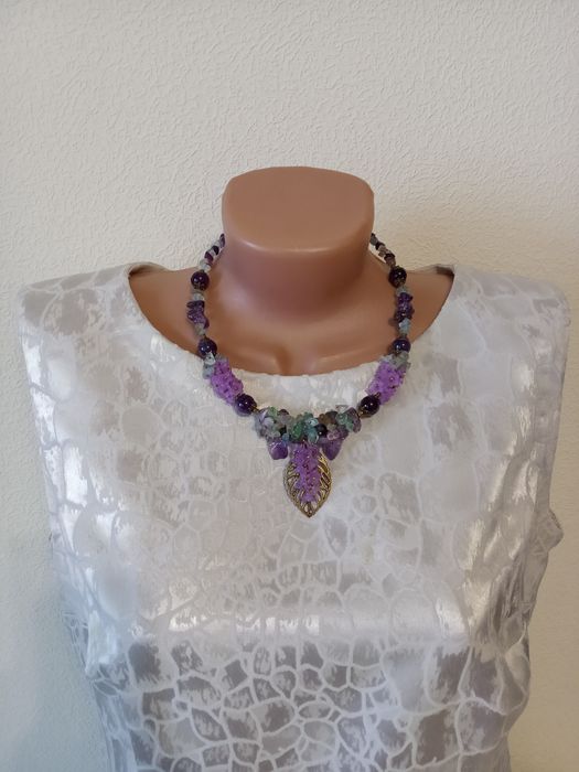 Колье Букет сирени