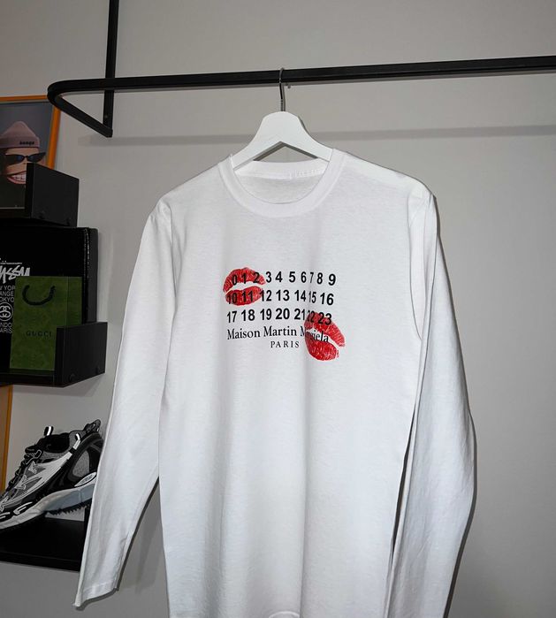 Лонгслів Maison Margiela (білого кольору)