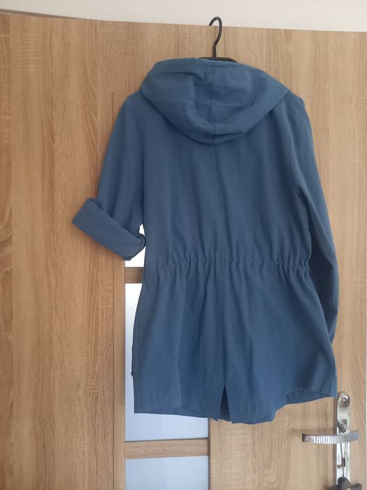 Kurtka katana bluza narzutka niebieska bawełna L 40