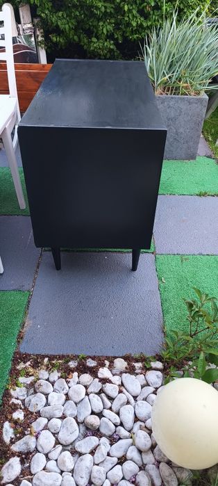 Komoda PRL na nóżkach,na książki.