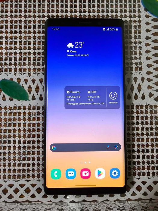 Samsung note 9 sm-N 9600 8/512