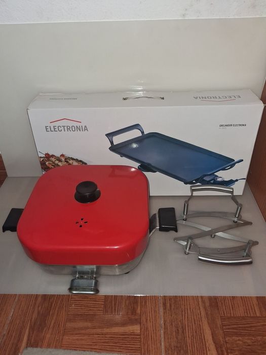 Grelhador Electronia + Panela Elétrica Pineware + Suporte Extensível
