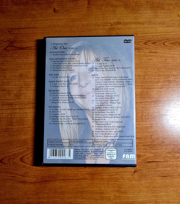 BARBRA STREISAND - TIMELESS Live in Concert (2dvds) O último concerto!