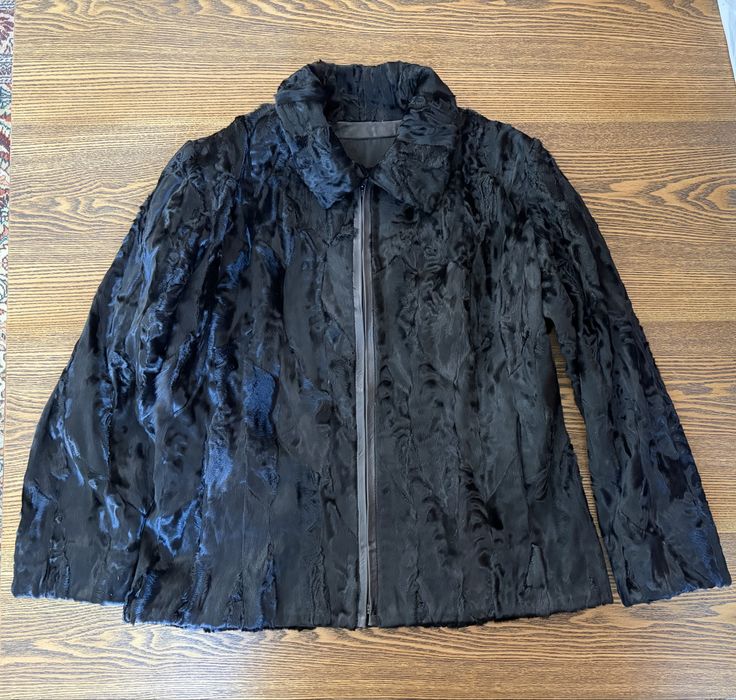 Casaco astracan preto