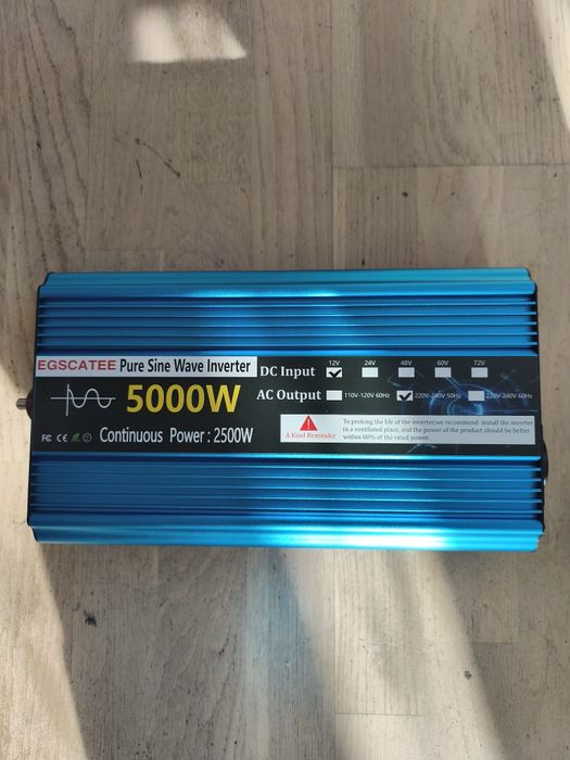 Инвертор 12-220 Вольт 5000w