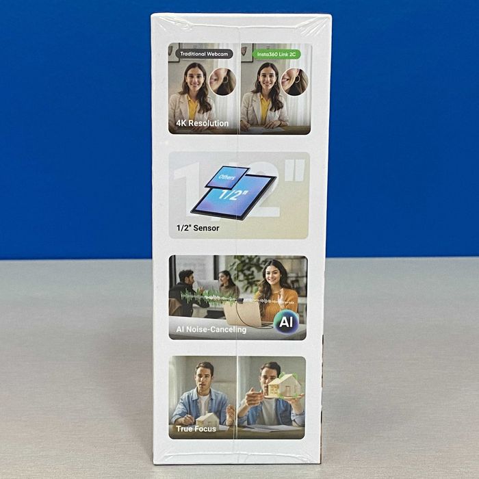 Insta360 Link 2C (Webcam - 4K UHD - AI) - SEALED - 3 YEARS WARRANTY64286318709891121