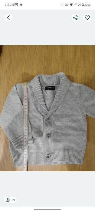 Sweterek oraz bluza rozmiar 68